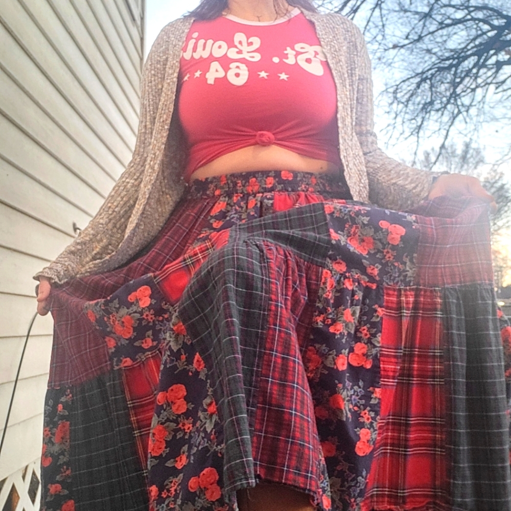 Rag skirt vintage size 1X